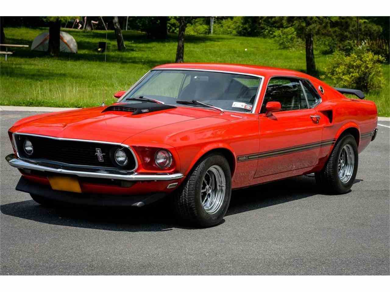 A 1969 Ford Mustang Mach 1