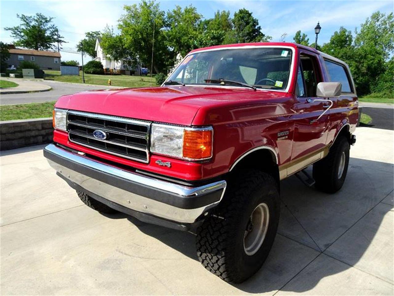 1990 Ford Bronco With Top Off