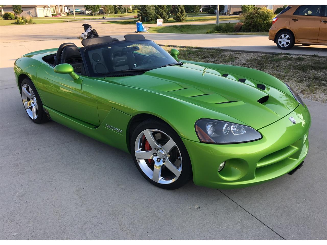 Dodge Viper srt ACR 2009 зеленая