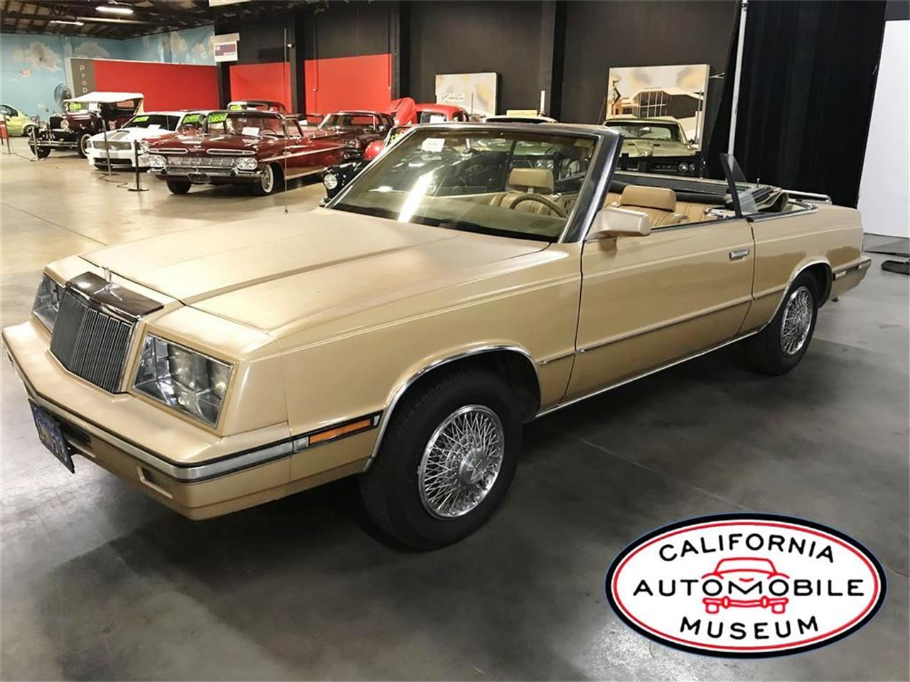 1985 Chrysler Lebaron For Sale Cc 1139579