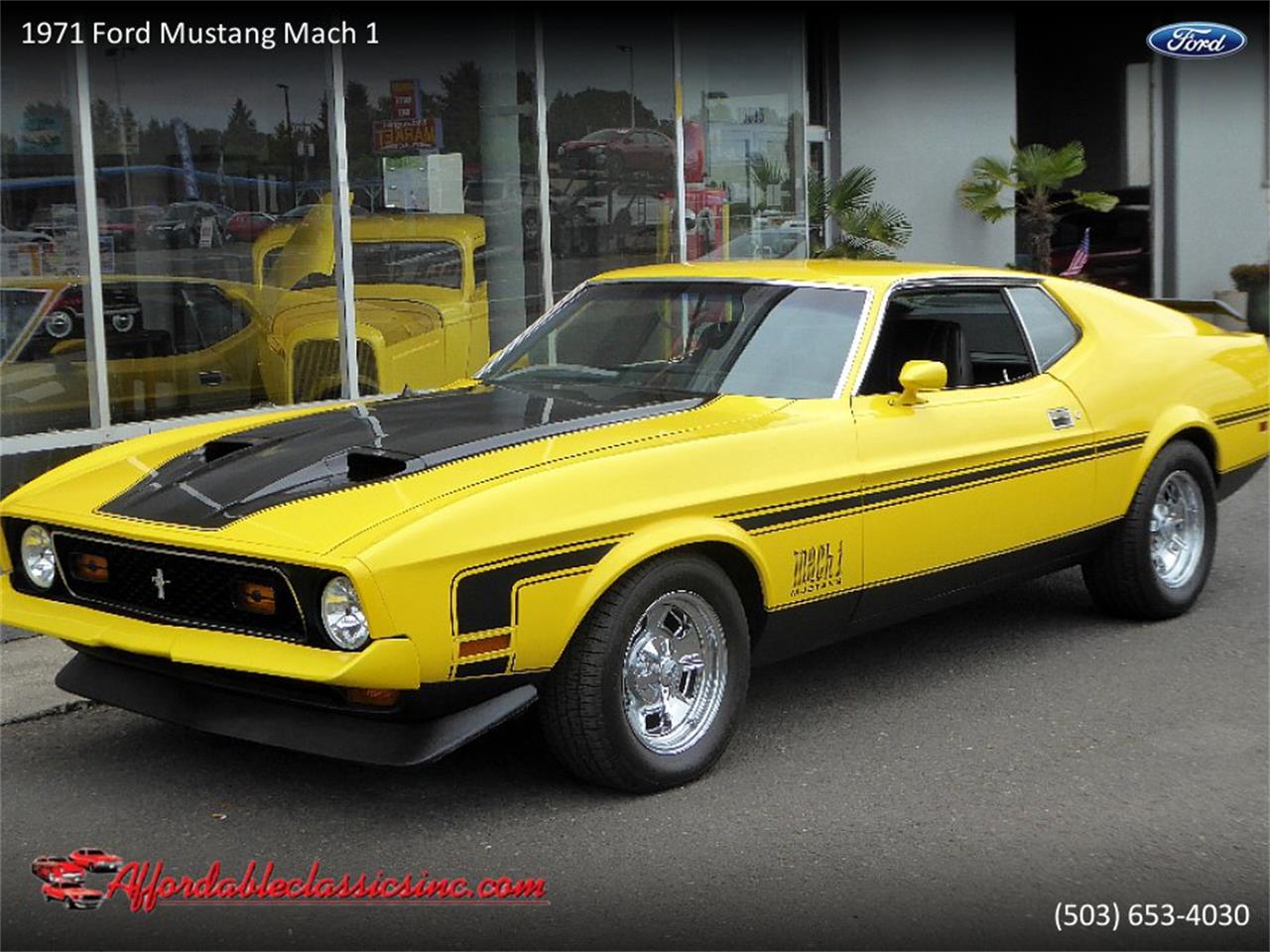 1971 Ford Mustang Mach 1 For Sale Cc 1231877
