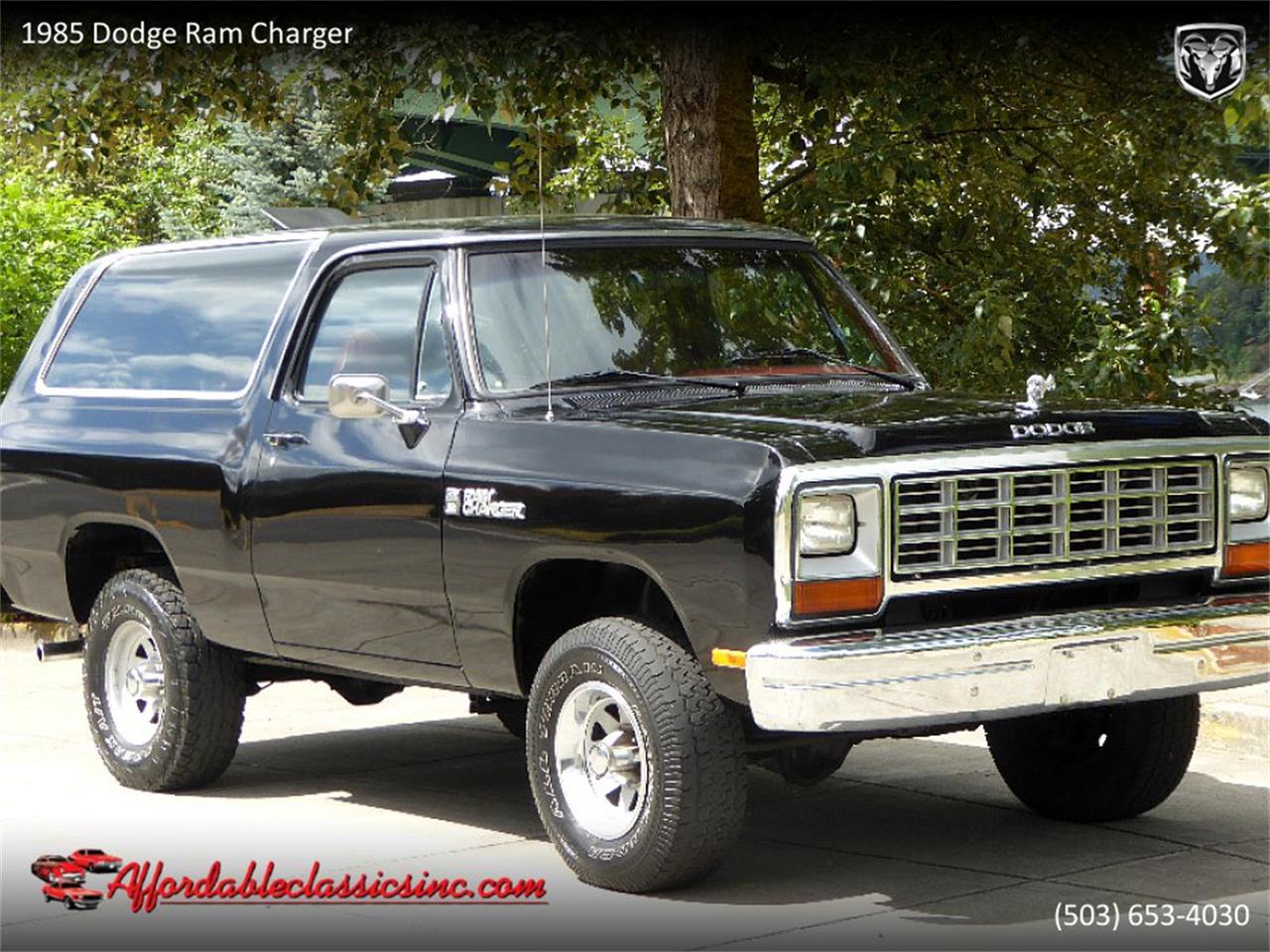 1985 Dodge Ramcharger for Sale | ClassicCars.com | CC-1231878