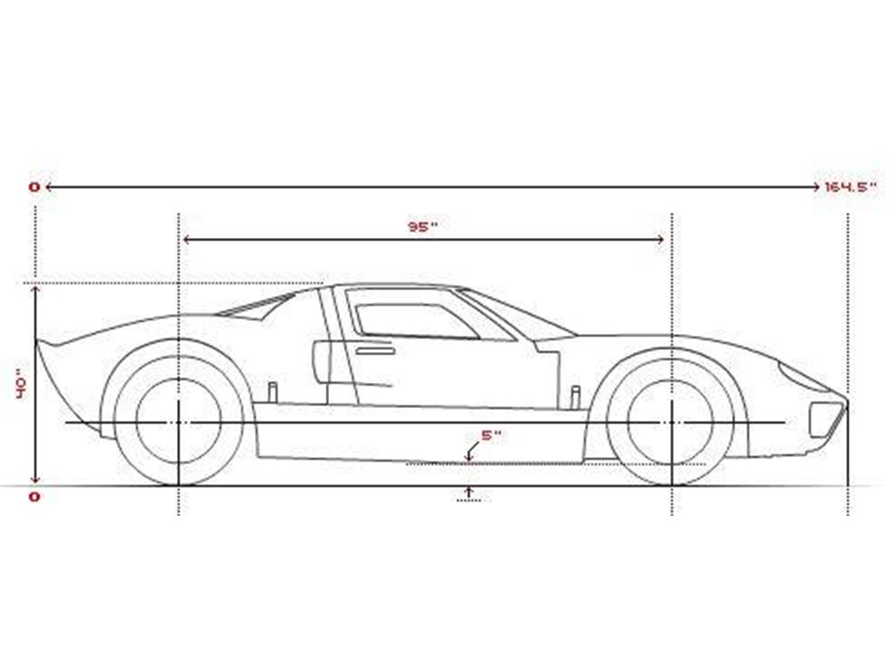 Чертеж ford gt40