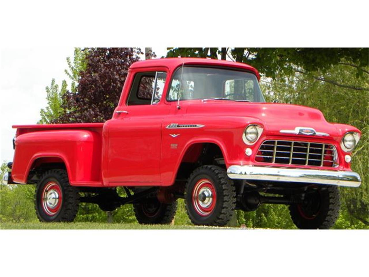 1956 Chevrolet 3100 Napco 4x4 Stepside Pickup For Sale Classiccars