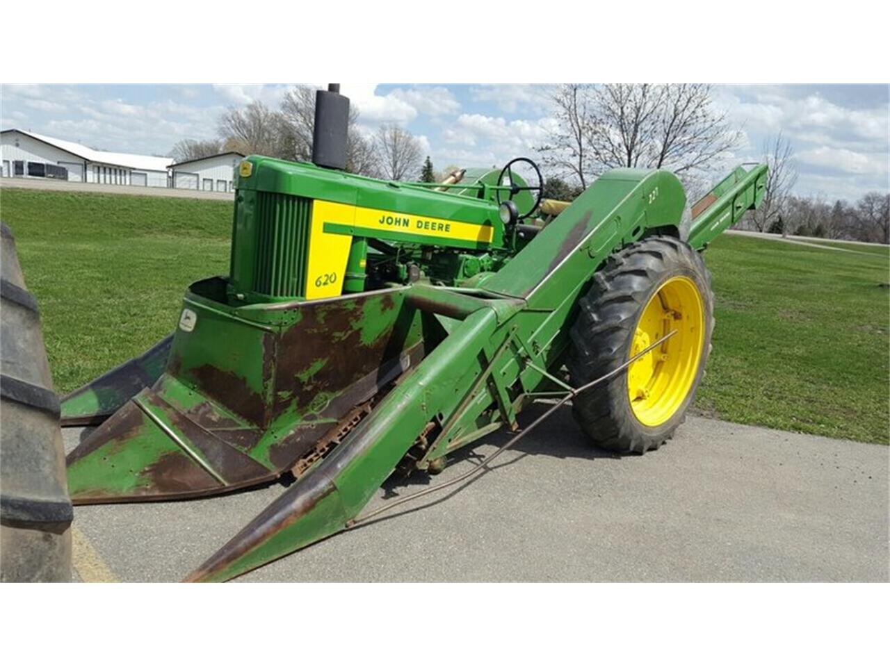 1958 John Deere Jd620 With 227 Corn Picker For Sale Cc 992723 2824